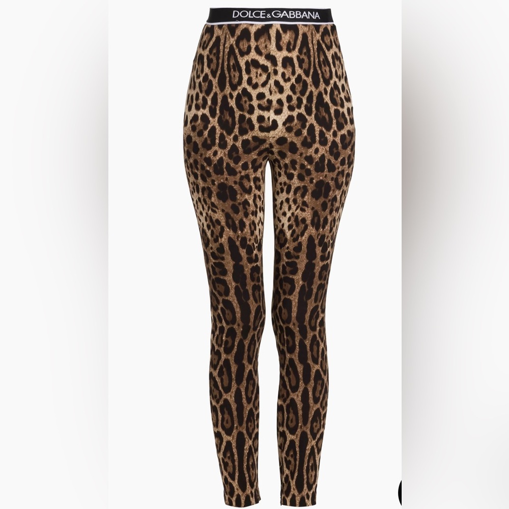 Dolce & Gabbana leopard leggings